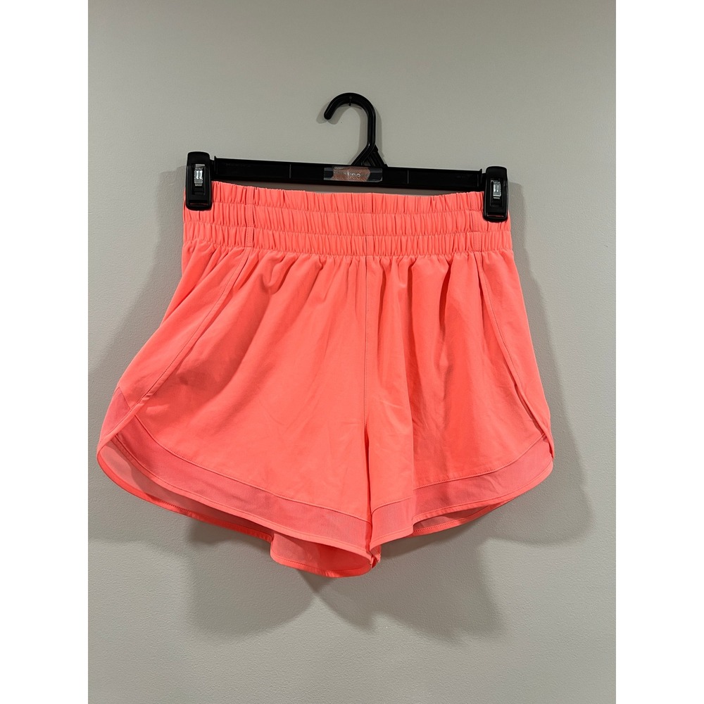 Athleta High Rise Mesh Racer Run 3in Shorts Athletic Lightweight Women Sz Small